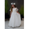 Ivory Handmade First Holy Communion Dress Style CINDY IVORY