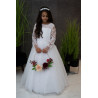 Handmade White First Holy Communion Dress Style MIKELA WHITE