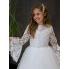 White Handmade First Holy Communion Dress Style BRITNEY