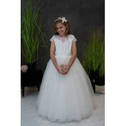 Ivory Handmade First Holy Communion Dress Style SCARLETT IVORY