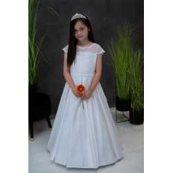 White Handmade First Holy Communion Dress Style MADISON