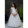 White Handmade First Holy Communion Dress Style BETSY