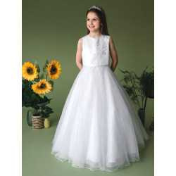 Linzi Jay White First Holy Communion Dress Style STEVIE