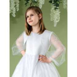 White First Holy Communion Jacket Style JAC19