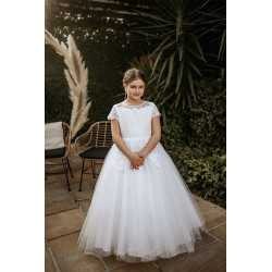 White First Holy Communion Dress Style FEE