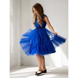 Royal Blue Confirmation Dress Style 2W-04B