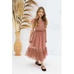 Pink Confirmation Dress Style 2W-02B