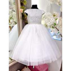 First Holy Communion Ballerina Length Handmade Dress Style MIA SHORT