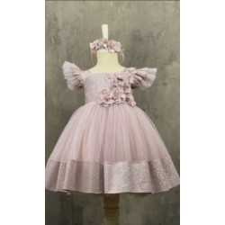 Dusky Pink Flower Girl/Special Occasion Dress Style 2110