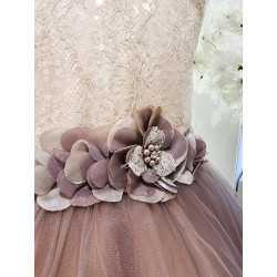 Salmon Pink Flower Girl/Special Occasion Dress Style 20206