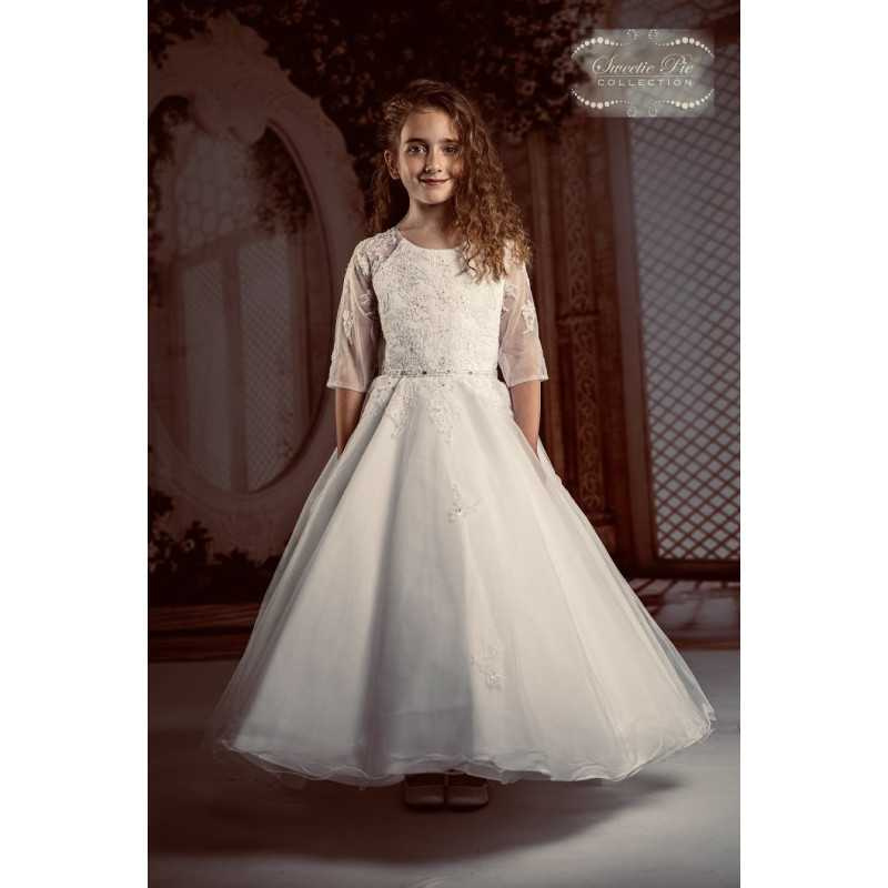 Sweetie Pie First Holy Communion Ivory Dress Style 4080