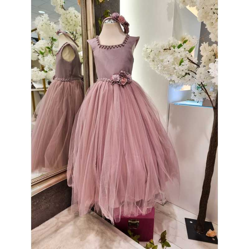 Dusky Pink Girl/Special Occasion Dress Style 2216