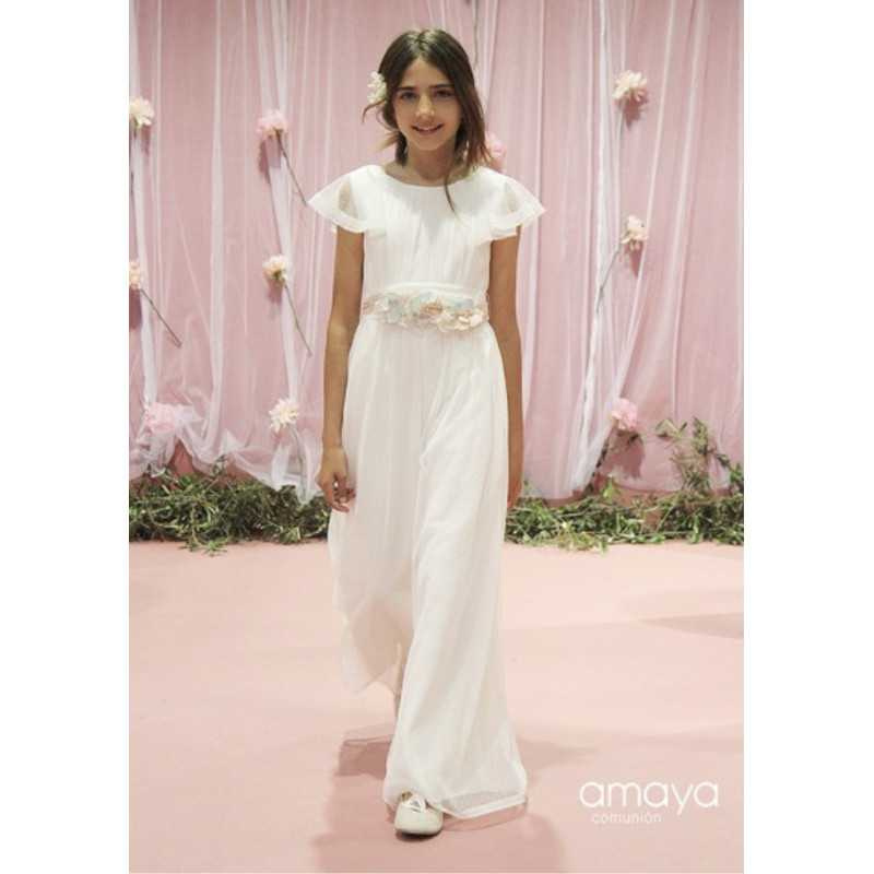 Ivory First Communion Jumpsuit Amaya Style 576037