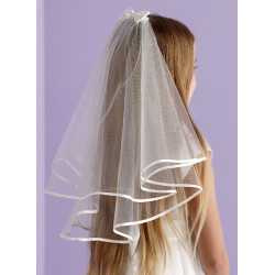 Ivory First Holy Communion Veil Style AVA VEIL