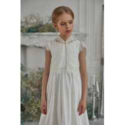 WHITE FIRST HOLY COMMUNION DRESS STYLE 3318