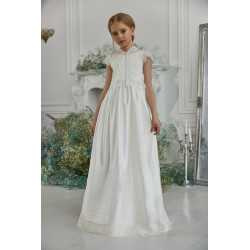 WHITE FIRST HOLY COMMUNION DRESS STYLE 3318