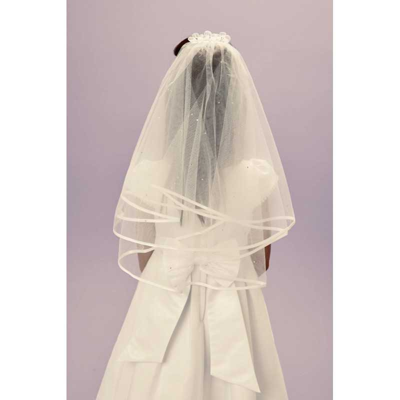 Ivory First Holy Communion Veil Style OLIVIA VEIL