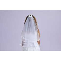 White First Holy Communion Veil Style AVA