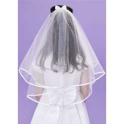 White First Holy Communion Veil Style DARCY