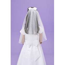 White First Holy Communion Veil Style FALLON