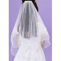 White First Holy Communion Veil Style ENYA