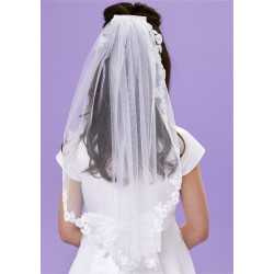 White First Holy Communion Veil Style MIA