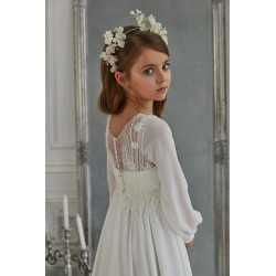 WHITE FIRST HOLY COMMUNION DRESS STYLE 3315