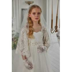 WHITE FIRST HOLY COMMUNION DRESS STYLE 3314