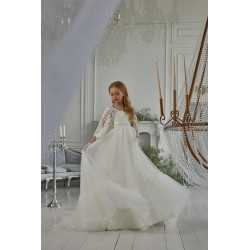 WHITE FIRST HOLY COMMUNION DRESS STYLE 3314