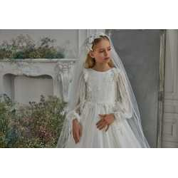 BEAUTIFUL IVORY FIRST HOLY COMMUNION DRESS STYLE 3306