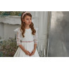 White/Pink First Holy Communion Dress Style 3317