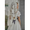 Ivory First Holy Communion Veil with Lace Style A48