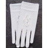 White First Holy Communion Gloves Style HB2952