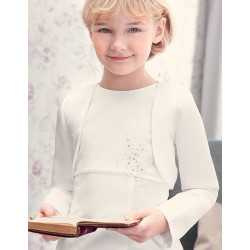 Ivory Satin First Holy Communion Bolero Style OLIVIA