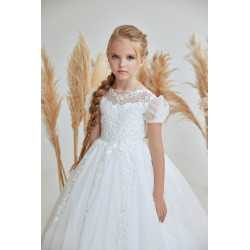 Ivory First Holy Communion Dress Style FM084