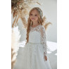 White First Holy Communion Dress Style FM066