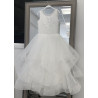 TETER WARM IVORY HANDMADE FIRST HOLY COMMUNION DRESS STYLE ES160