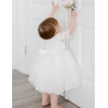 TETER WARM HANDMADE BABY GIRL IVORY CHRISTENING DRESS STYLE B47