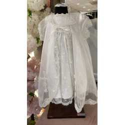 Couche Tot Baby Girls White Christening Style CHR-180