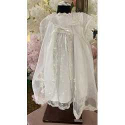 Couche Tot Baby Girls White Christening Style CHR-180