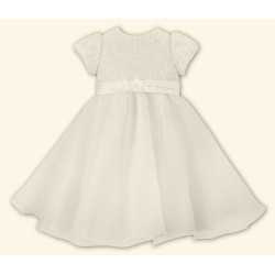 Sarah Louise Baby Girls Ivory Christening Dress Style 070094