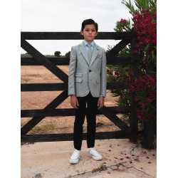 Boys' Spanish First Holy Communion Jacket Green and White Style 10-04054