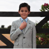 Boys' Spanish First Holy Communion Jacket Green and White Style 10-04054