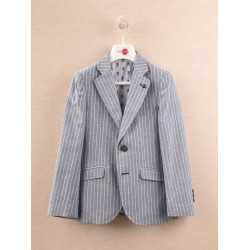 One Varones Boys Blue Stripe Blazer Style 10-04078