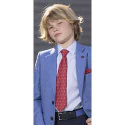 Spanish Red First Holy Communion Tie Style 10-08017