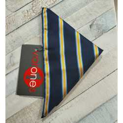 One Varones Navy Striped First Holy Communion/Special Occasion Handkerchief Style 10-08010 61