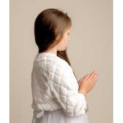 Ivory First Holy Communion/Special Occasion Bolero Style B307 A