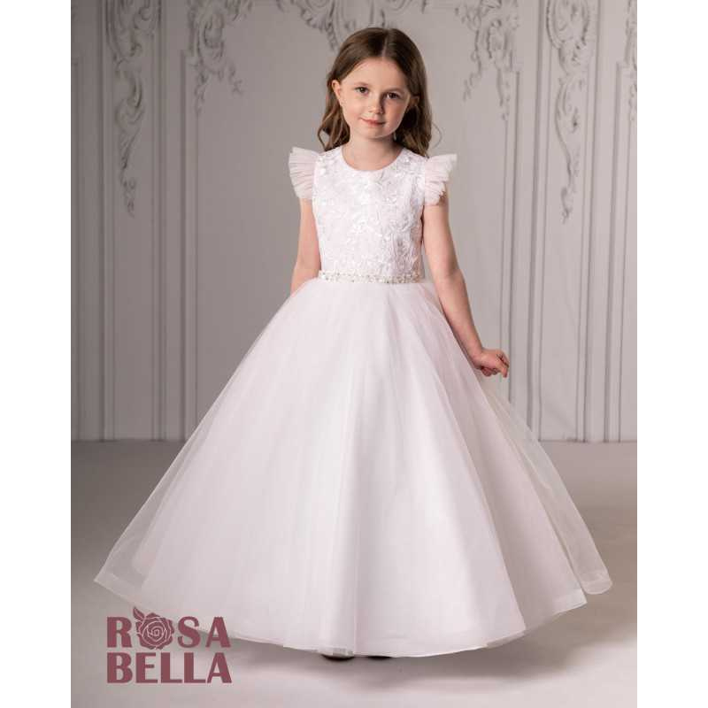 Sweetie Pie First Holy Communion White Dress Style SR718