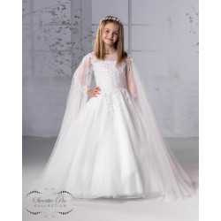 Sweetie Pie First Holy Communion White Dress Style SR718