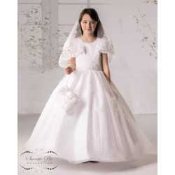 Sweetie Pie First Holy Communion White Dress Style SR718